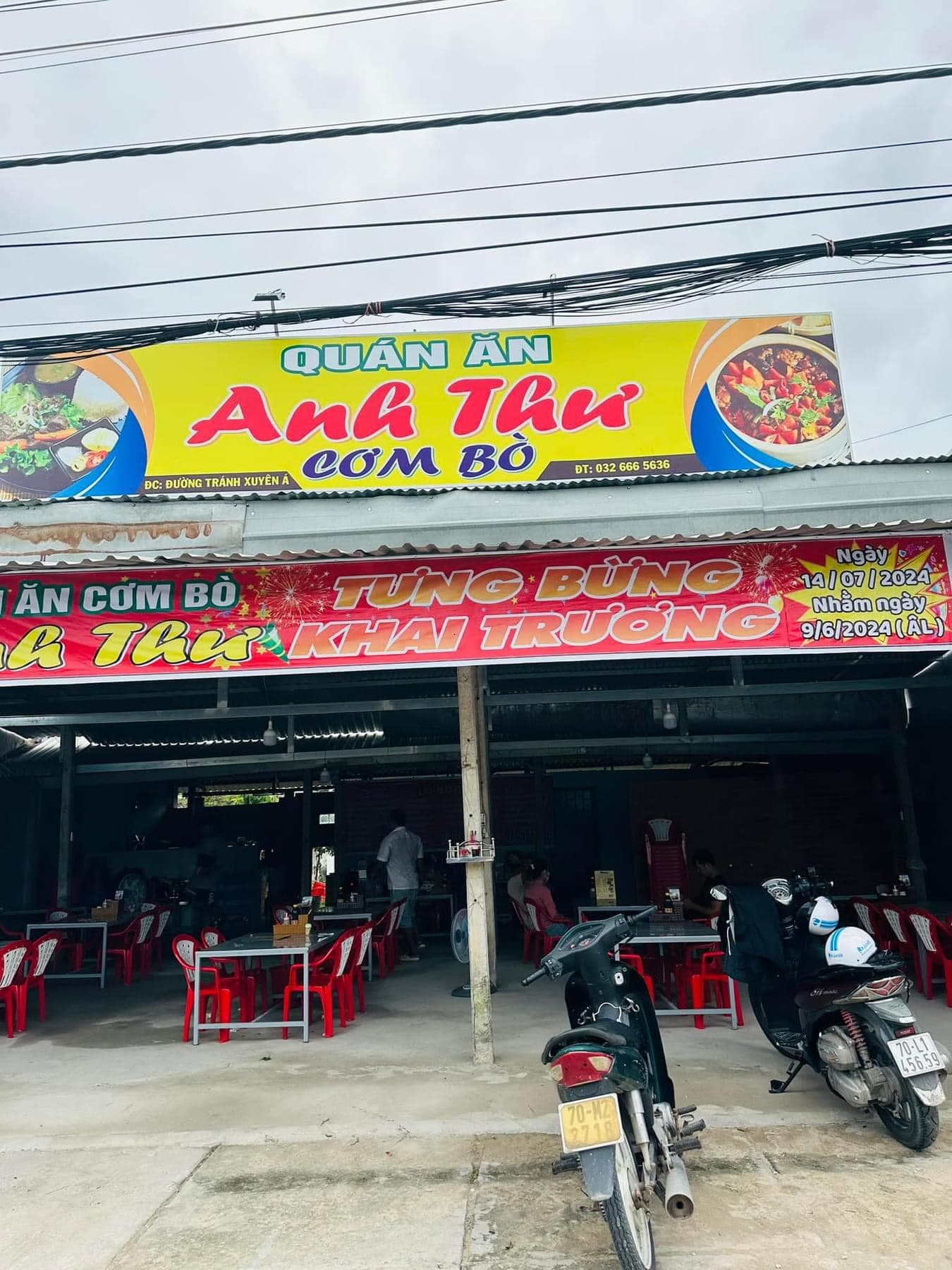 Bảng hiệu Decal quán cơm