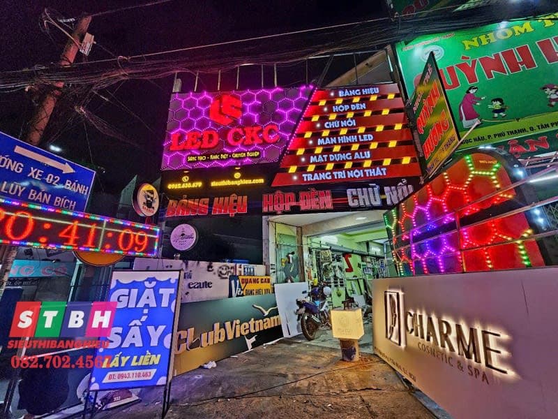 Quy trình thi công bảng hiệu quảng cáo tại Quận Tân Bình
