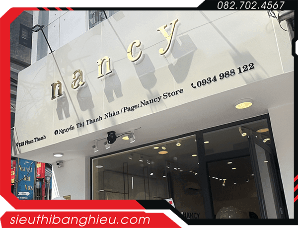 50+ Mẫu Bảng Hiệu Shop Quần Áo Đẹp 2025 – Từ Basic Đến Luxury