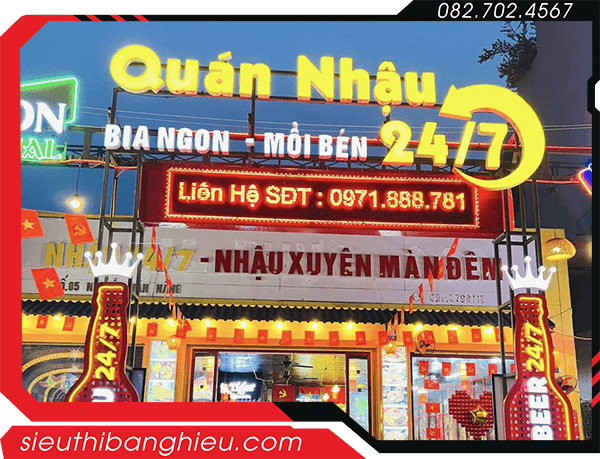 Bảng Hiệu Quán Nhậu – Bảng Hiệu Quán Nhậu