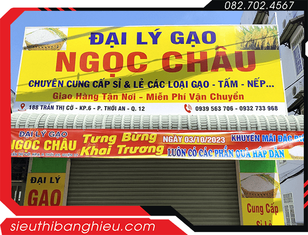 Bảng Hiệu Đại Lý Gạo – Bảng Hiệu Đại Lý