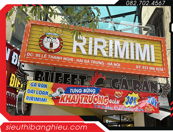 Bảng Hiệu Gà Rán – Bảng Hiệu Quán Ăn