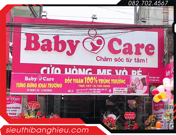 Bảng Hiệu Shop Mẹ Và Bé – Bảng Hiệu Shop Thời Trang