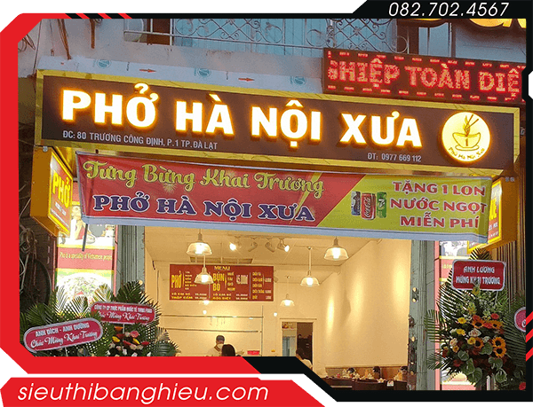Bảng Hiệu Quán Phở – Bảng Hiệu Quán Ăn