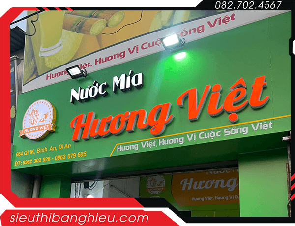 Bảng Hiệu Nước Mía – Bảng Hiệu Quán Nước