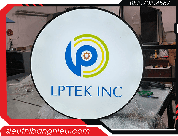 Hộp Đèn Tròn 60cm – Kích Thước Chuẩn Cho Cửa Hàng – Hộp Đèn Tròn