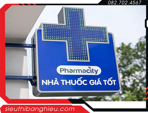 Hộp Đèn Chữ Thập, Biểu Tượng Chuẩn Cho Nhà Thuốc & Phòng Khám – Hộp Đèn Quảng Cáo