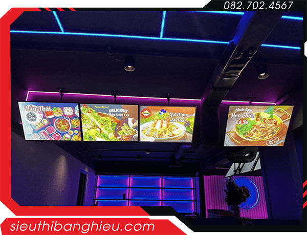 Hộp Đèn Thả Trần, Sáng Đều, Thẩm Mỹ, Thi Công Nhanh Tại HCM – Hộp Đèn Quảng Cáo