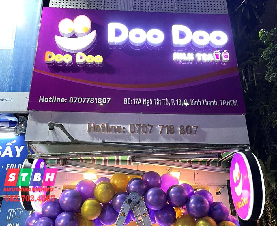 Bảng hiệu Mica chữ nổi – Bảng Hiệu Mica