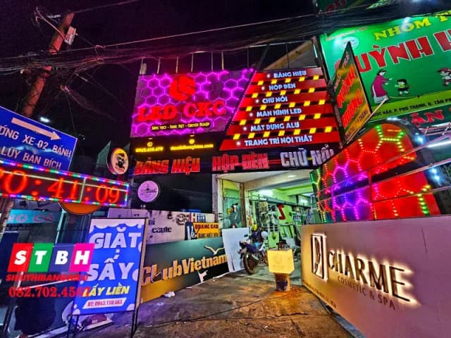 Làm bảng hiệu khu Bảy Hiền Quận Tân Bình