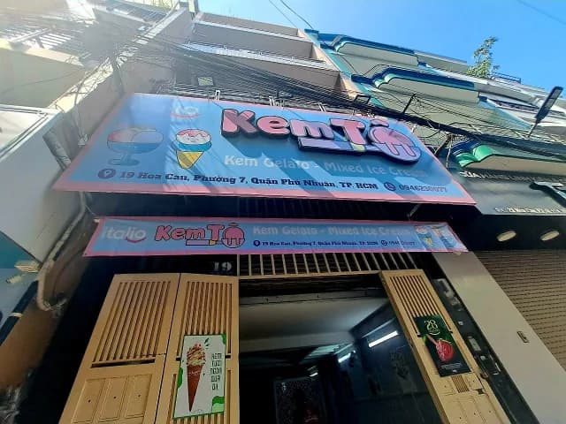 Thi công bảng hiệu Kemtô tại quận Phú Nhuận