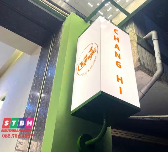 Hộp đèn mica quảng cáo tại Quận Gò Vấp, ánh sáng đều dễ nhìn ban đêm