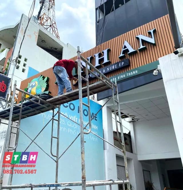 Thi công bảng hiệu Minh An Fruit tại Quận Bình Thạnh