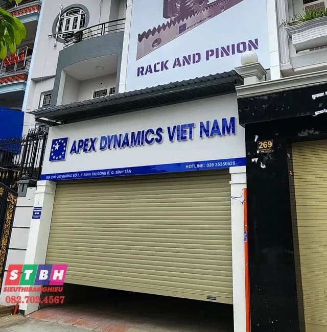 Thi công bảng hiệu Apex Dynamics Viet Nam tại Bình Trị Đông, Quận Bình Tân2