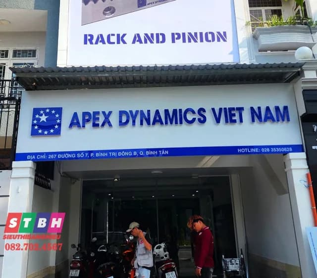 Thi công bảng hiệu Apex Dynamics Viet Nam tại Bình Trị Đông, Quận Bình Tân 3