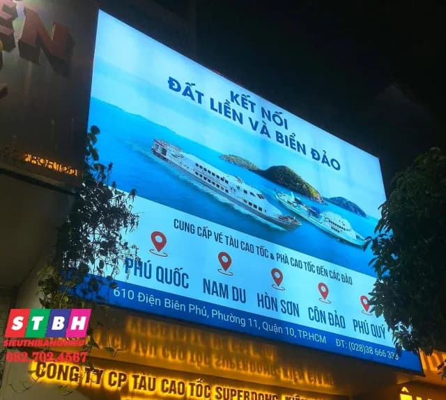 Thi công bảng hiệu bạt hiflex tại quận 10