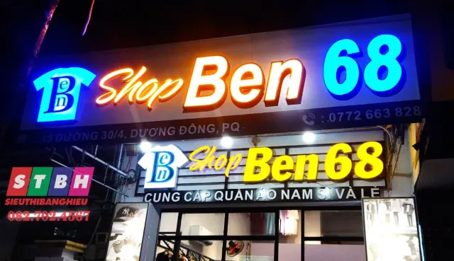 Làm bảng hiệu Phú Quốc cho salon với thiết kế hiện đại